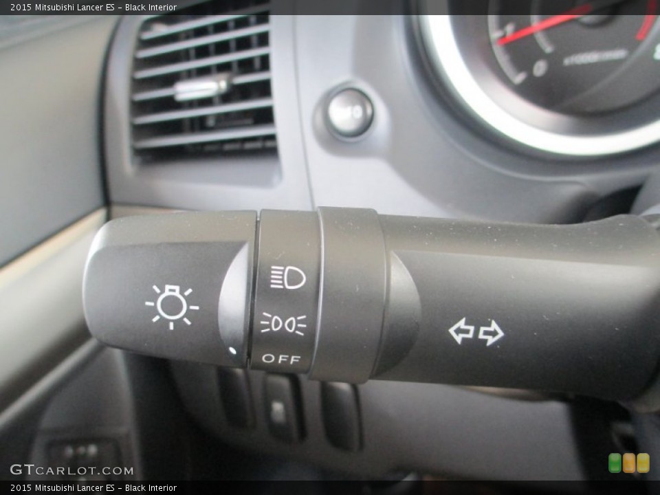 Black Interior Controls for the 2015 Mitsubishi Lancer ES #97470808