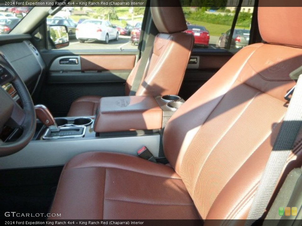 King Ranch Red (Chaparral) Interior Front Seat for the 2014 Ford Expedition King Ranch 4x4 #97481698