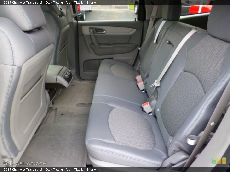 Dark Titanium/Light Titanium Interior Rear Seat for the 2015 Chevrolet Traverse LS #97482810
