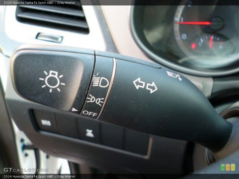 Gray Interior Controls for the 2014 Hyundai Santa Fe Sport AWD #97490751
