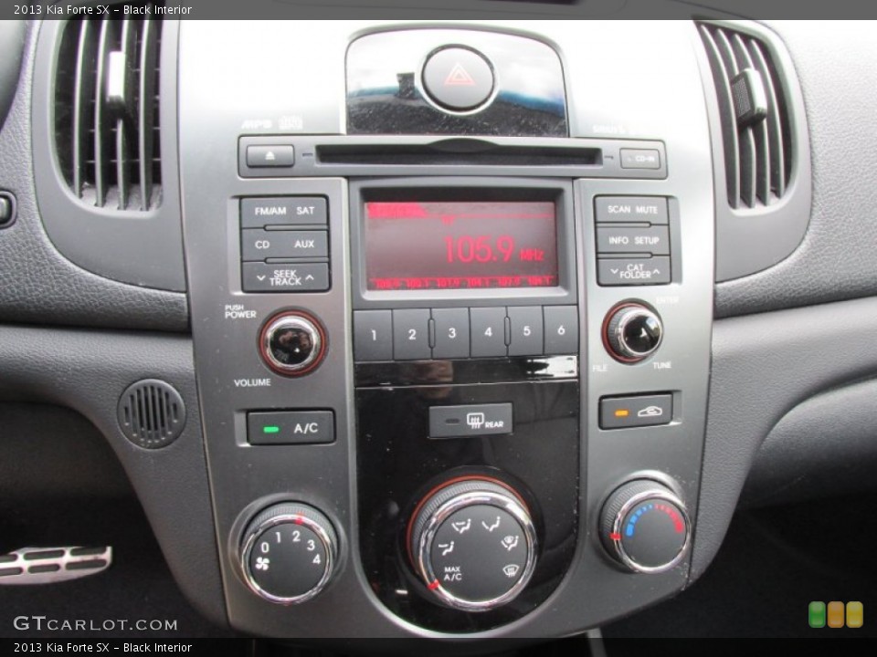 Black Interior Controls for the 2013 Kia Forte SX #97502046