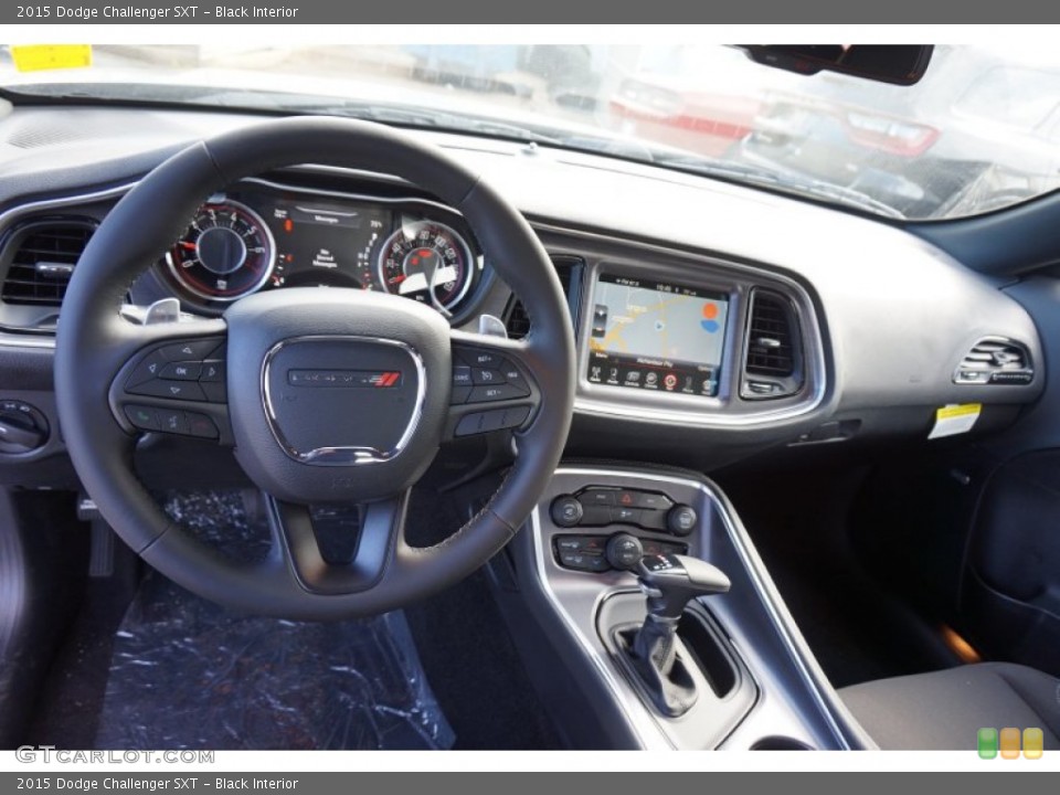 Black Interior Dashboard for the 2015 Dodge Challenger SXT #97502391