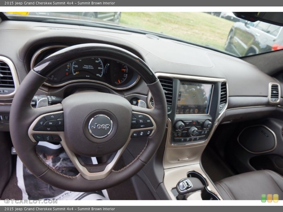 Summit Brown Interior Dashboard For The 2015 Jeep Grand