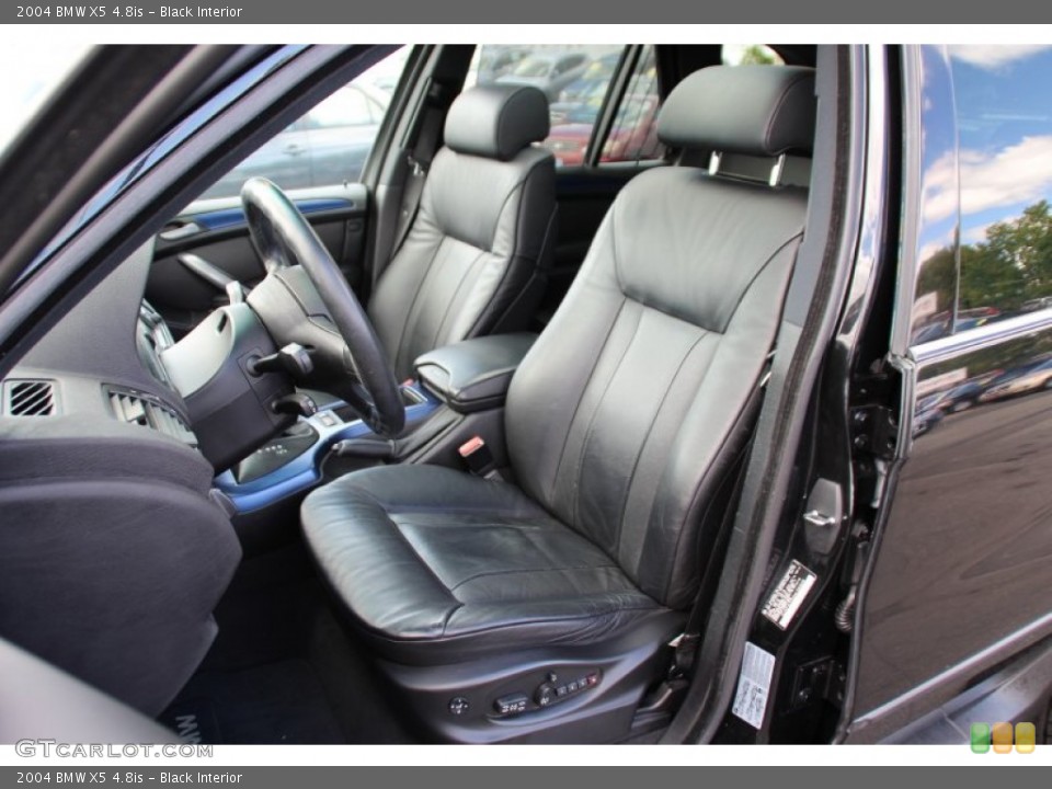 Black Interior Front Seat for the 2004 BMW X5 4.8is #97506432