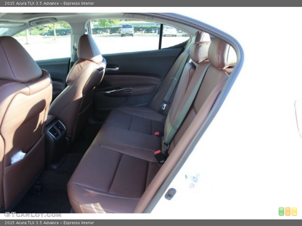 Espresso Interior Rear Seat for the 2015 Acura TLX 3.5 Advance #97510851