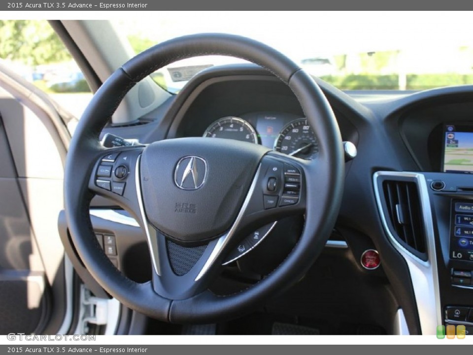 Espresso Interior Steering Wheel for the 2015 Acura TLX 3.5 Advance #97511091
