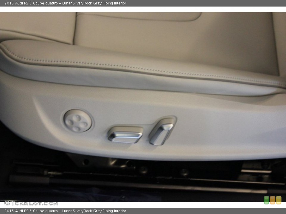 Lunar Silver/Rock Gray Piping Interior Front Seat for the 2015 Audi RS 5 Coupe quattro #97511997
