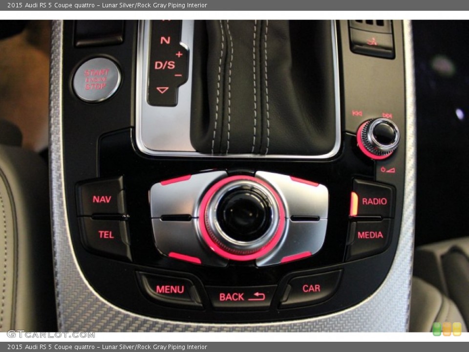 Lunar Silver/Rock Gray Piping Interior Controls for the 2015 Audi RS 5 Coupe quattro #97512093