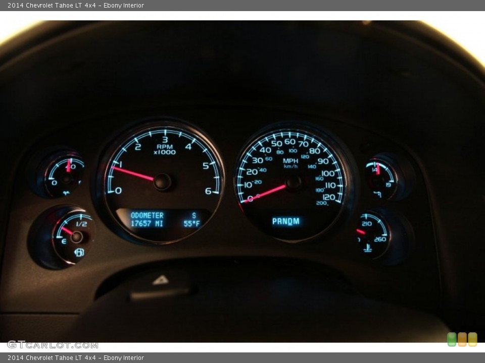 Ebony Interior Gauges for the 2014 Chevrolet Tahoe LT 4x4 #97512849
