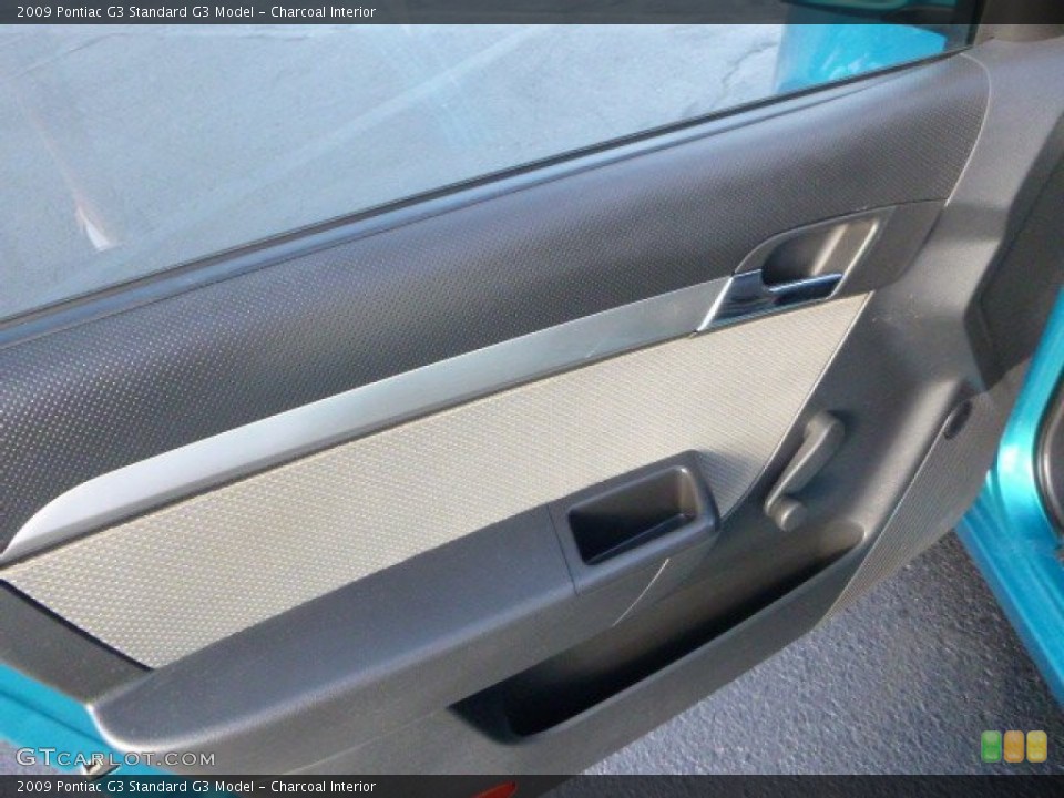 Charcoal Interior Door Panel for the 2009 Pontiac G3  #97518663