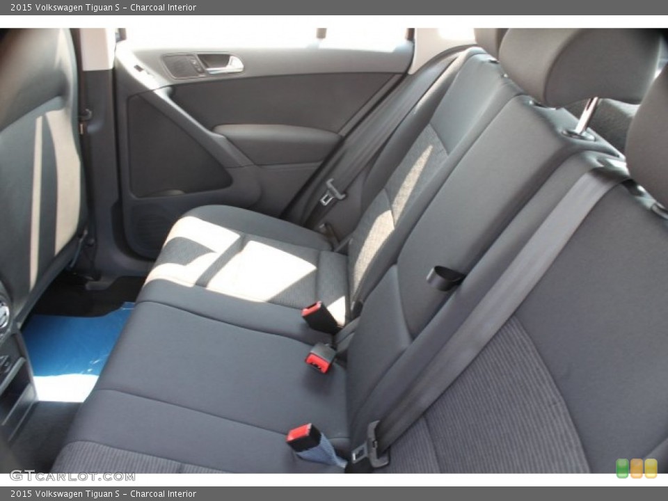 Charcoal Interior Rear Seat for the 2015 Volkswagen Tiguan S #97520319