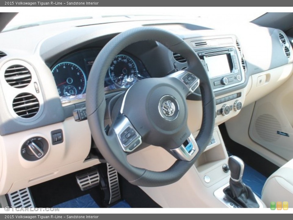 Sandstone Interior Prime Interior for the 2015 Volkswagen Tiguan R-Line #97520451
