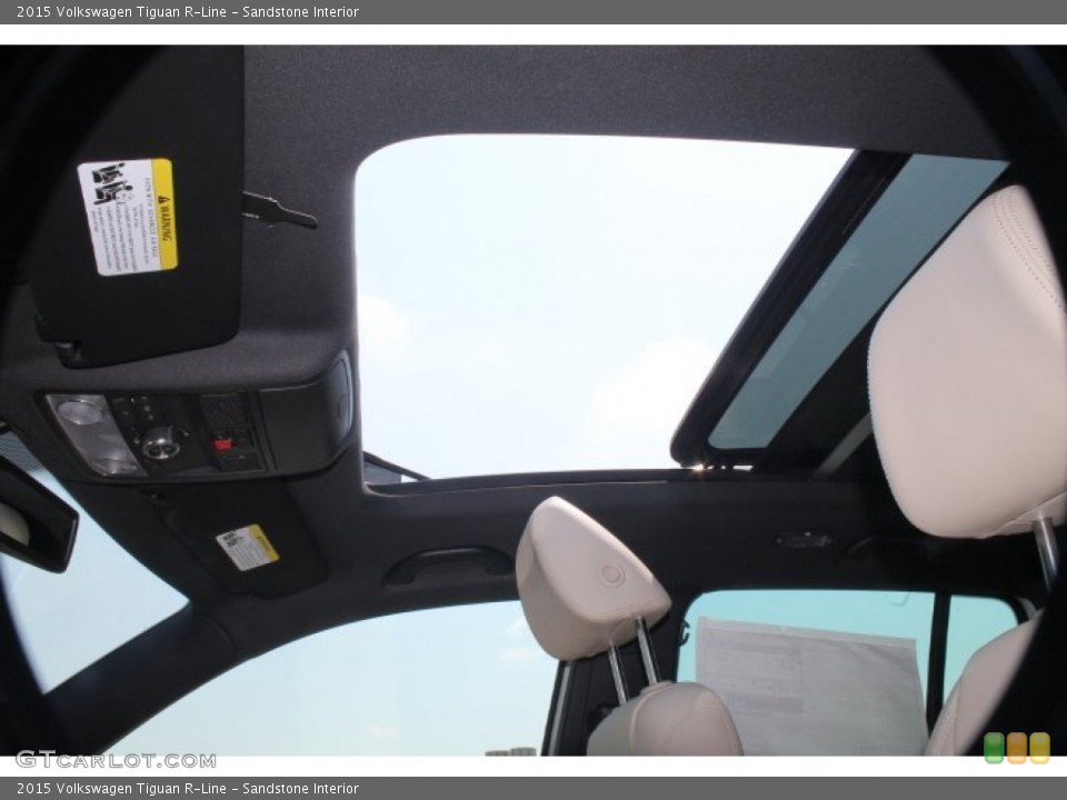 Sandstone Interior Sunroof for the 2015 Volkswagen Tiguan R-Line #97520538