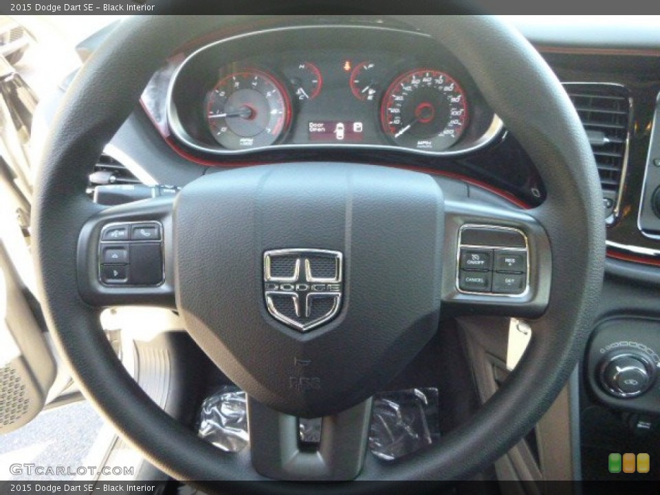 Black Interior Steering Wheel for the 2015 Dodge Dart SE #97523090
