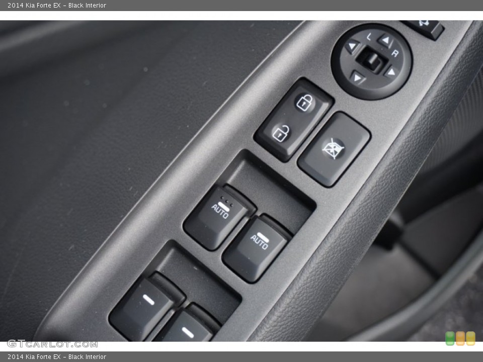 Black Interior Controls for the 2014 Kia Forte EX #97524215