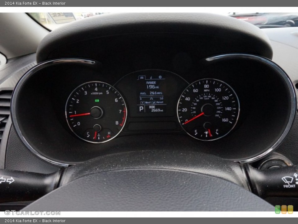 Black Interior Gauges for the 2014 Kia Forte EX #97524404