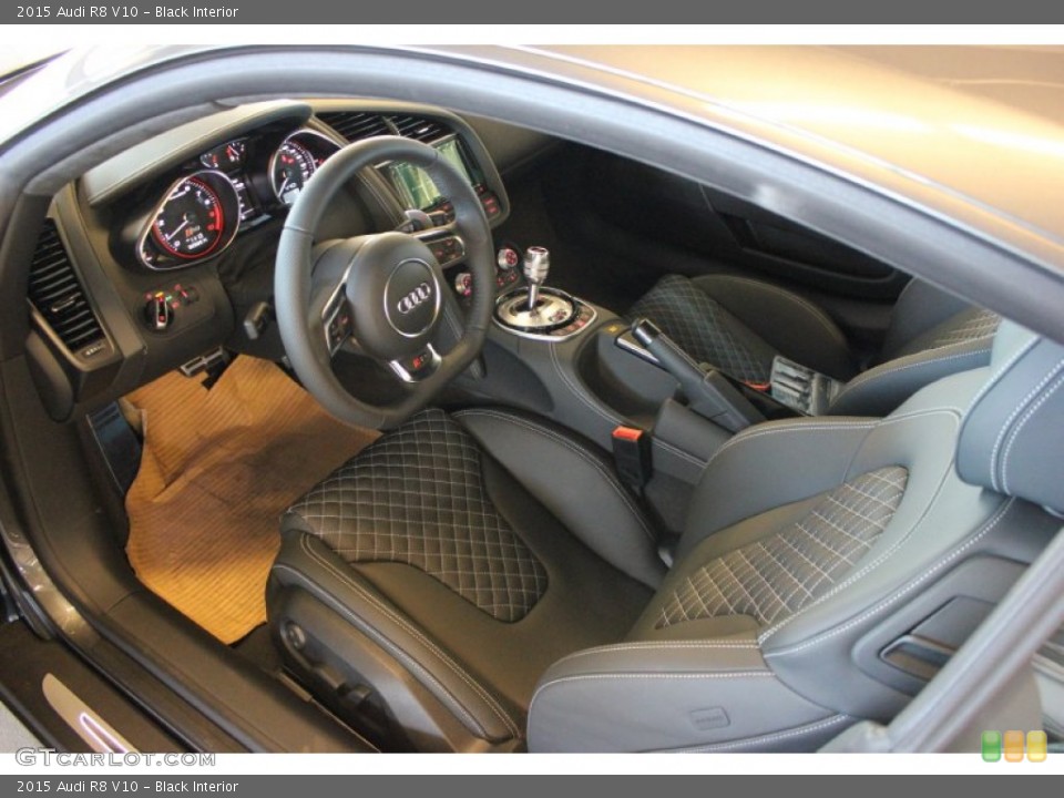 Black Interior Front Seat for the 2015 Audi R8 V10 #97525460