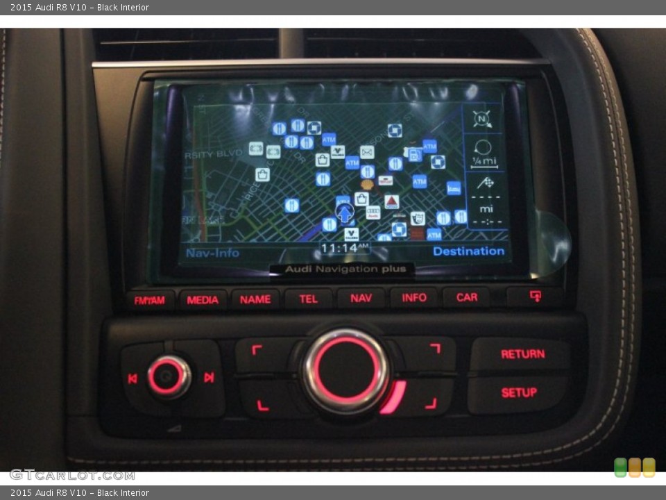 Black Interior Navigation for the 2015 Audi R8 V10 #97525559
