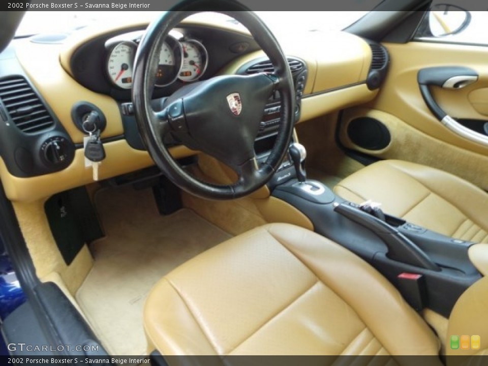 Savanna Beige Interior Photo for the 2002 Porsche Boxster S #97531922