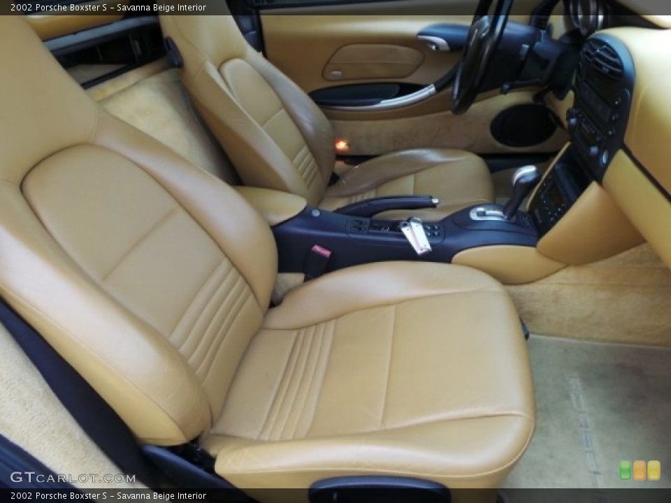 Savanna Beige Interior Front Seat for the 2002 Porsche Boxster S #97532225