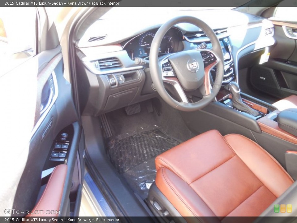 Kona Brown/Jet Black Interior Prime Interior for the 2015 Cadillac XTS Luxury Sedan #97534205