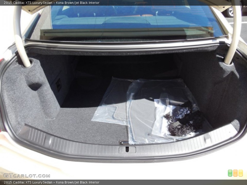 Kona Brown/Jet Black Interior Trunk for the 2015 Cadillac XTS Luxury Sedan #97534223