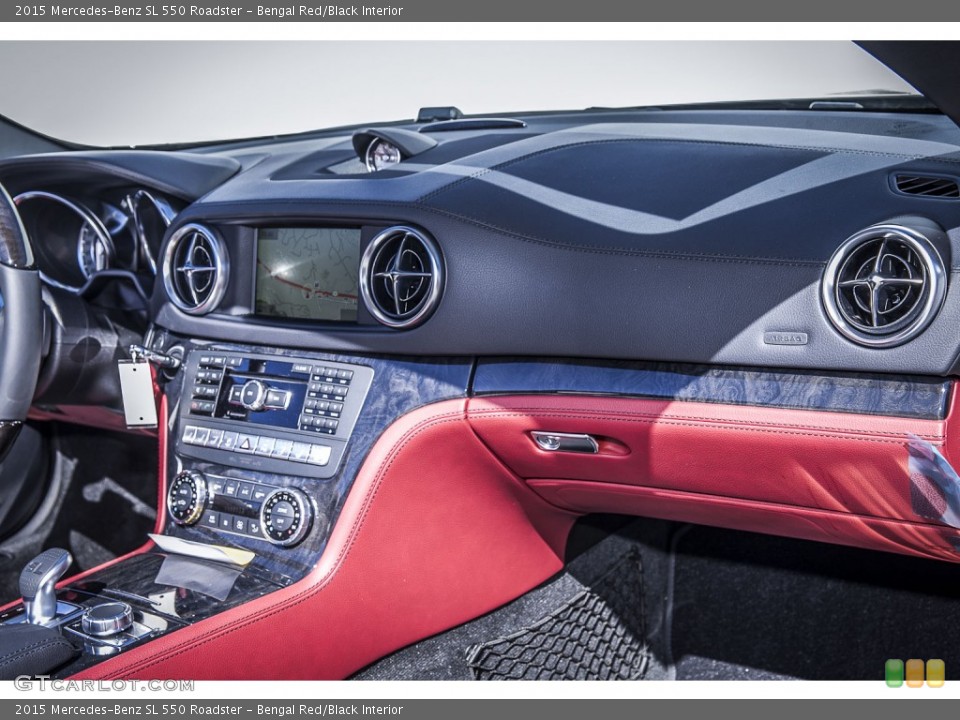 Bengal Red/Black Interior Dashboard for the 2015 Mercedes-Benz SL 550 Roadster #97539653