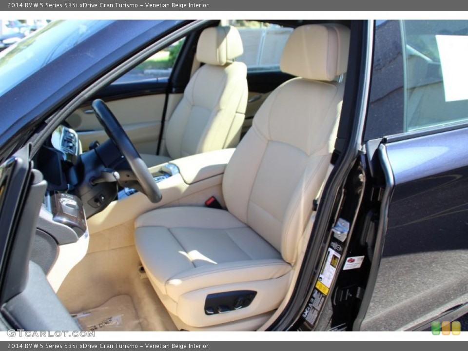 Venetian Beige Interior Front Seat for the 2014 BMW 5 Series 535i xDrive Gran Turismo #97541279