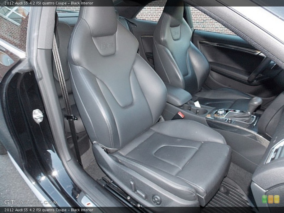 Black Interior Front Seat for the 2012 Audi S5 4.2 FSI quattro Coupe #97544260