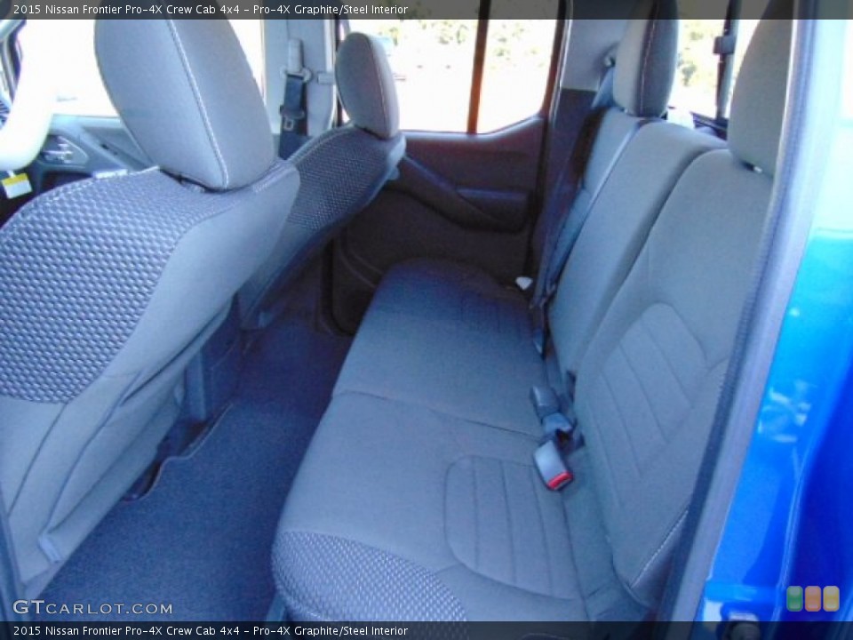Pro-4X Graphite/Steel Interior Rear Seat for the 2015 Nissan Frontier Pro-4X Crew Cab 4x4 #97554344