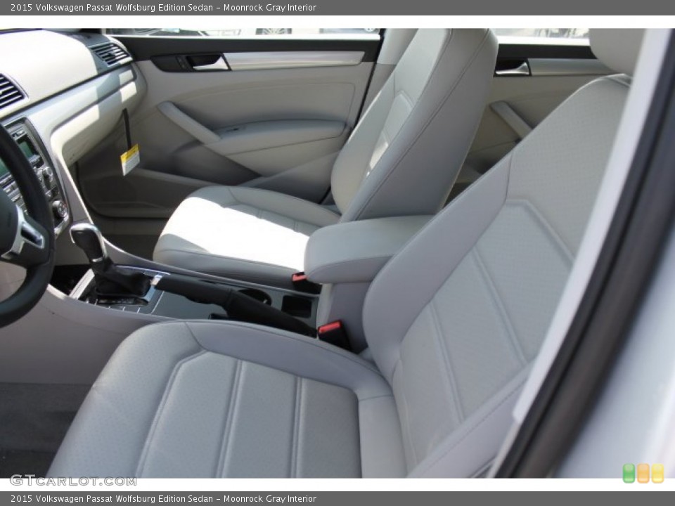 Moonrock Gray Interior Front Seat for the 2015 Volkswagen Passat Wolfsburg Edition Sedan #97556090