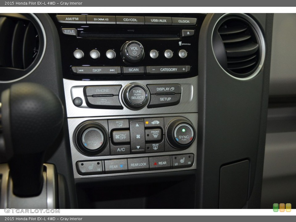 Gray Interior Controls for the 2015 Honda Pilot EX-L 4WD #97565587