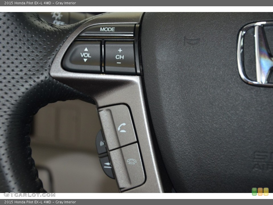 Gray Interior Controls for the 2015 Honda Pilot EX-L 4WD #97565755