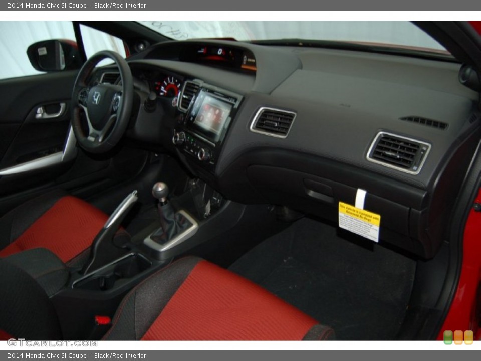 Black/Red Interior Dashboard for the 2014 Honda Civic Si Coupe #97581444