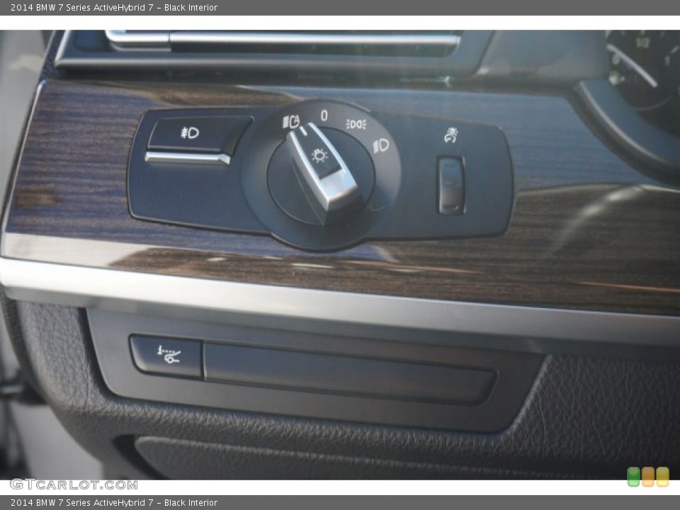 Black Interior Controls for the 2014 BMW 7 Series ActiveHybrid 7 #97586176