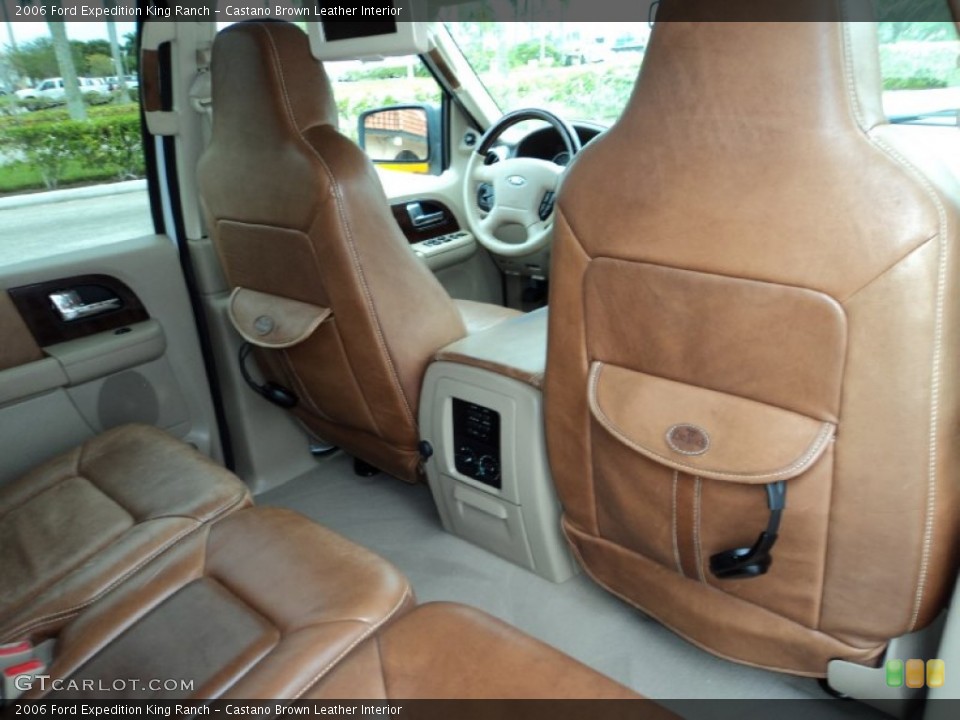 Castano Brown Leather Interior Rear Seat for the 2006 Ford Expedition King Ranch #97589851
