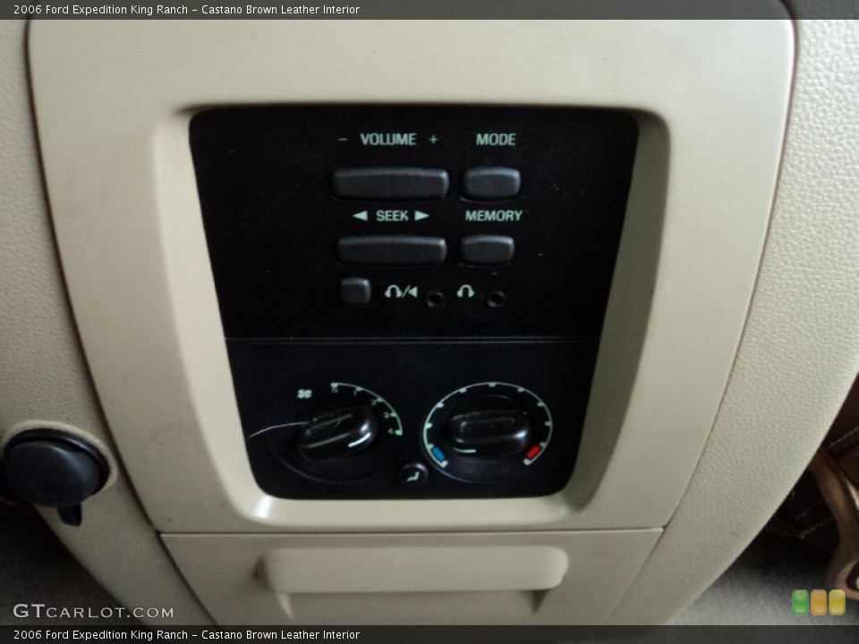 Castano Brown Leather Interior Controls for the 2006 Ford Expedition King Ranch #97589956