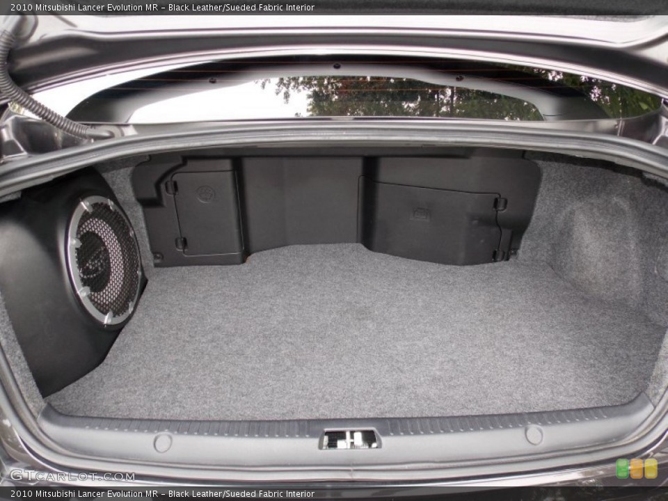 Black Leather/Sueded Fabric Interior Trunk for the 2010 Mitsubishi Lancer Evolution MR #97590856