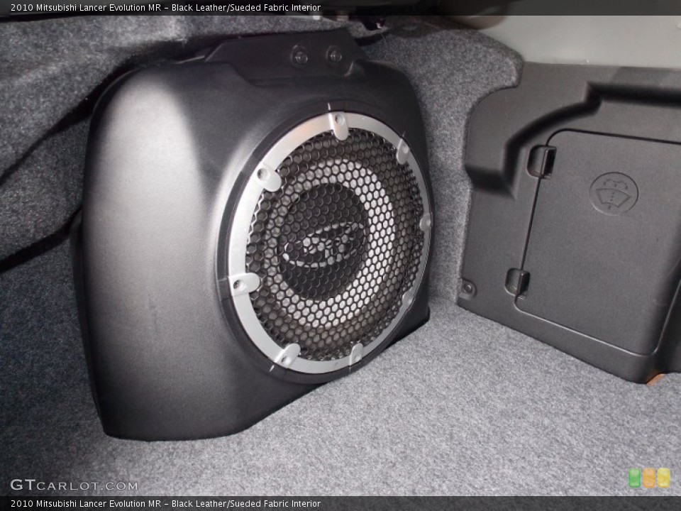 Black Leather/Sueded Fabric Interior Audio System for the 2010 Mitsubishi Lancer Evolution MR #97590877