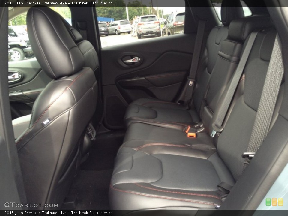 Trailhawk Black Interior Rear Seat for the 2015 Jeep Cherokee Trailhawk 4x4 #97593901