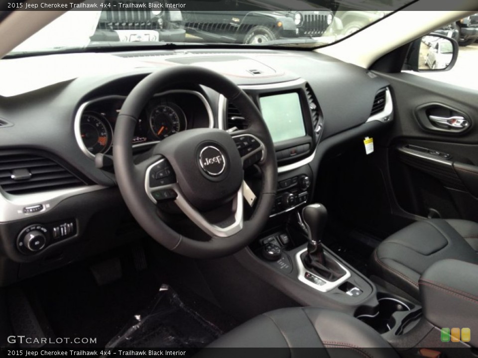 Trailhawk Black Interior Prime Interior for the 2015 Jeep Cherokee Trailhawk 4x4 #97593925