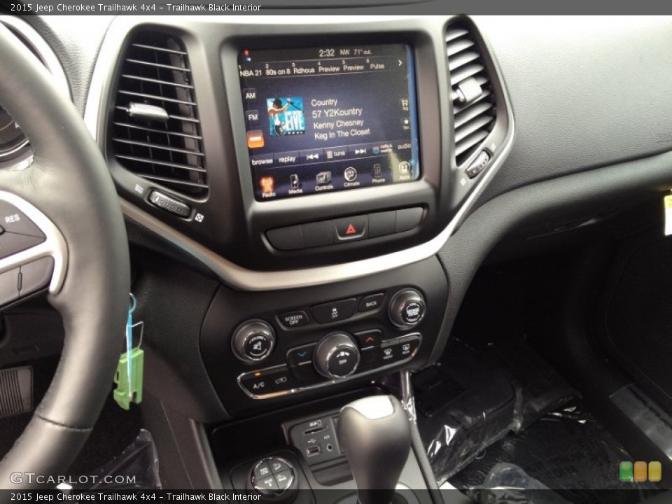 Trailhawk Black Interior Controls for the 2015 Jeep Cherokee Trailhawk 4x4 #97593994