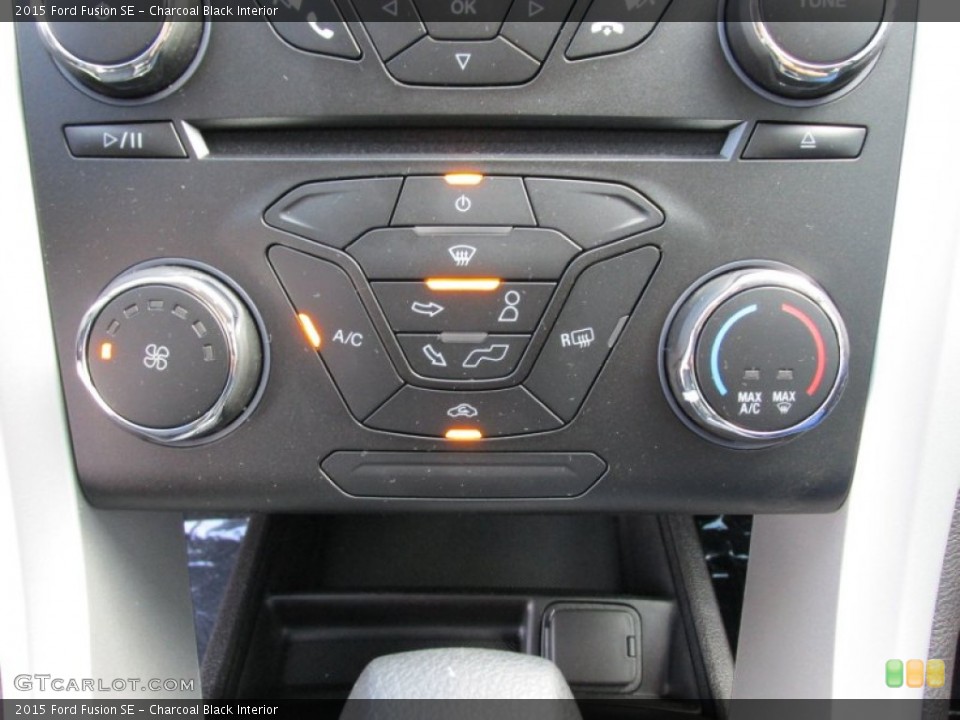 Charcoal Black Interior Controls for the 2015 Ford Fusion SE #97596214