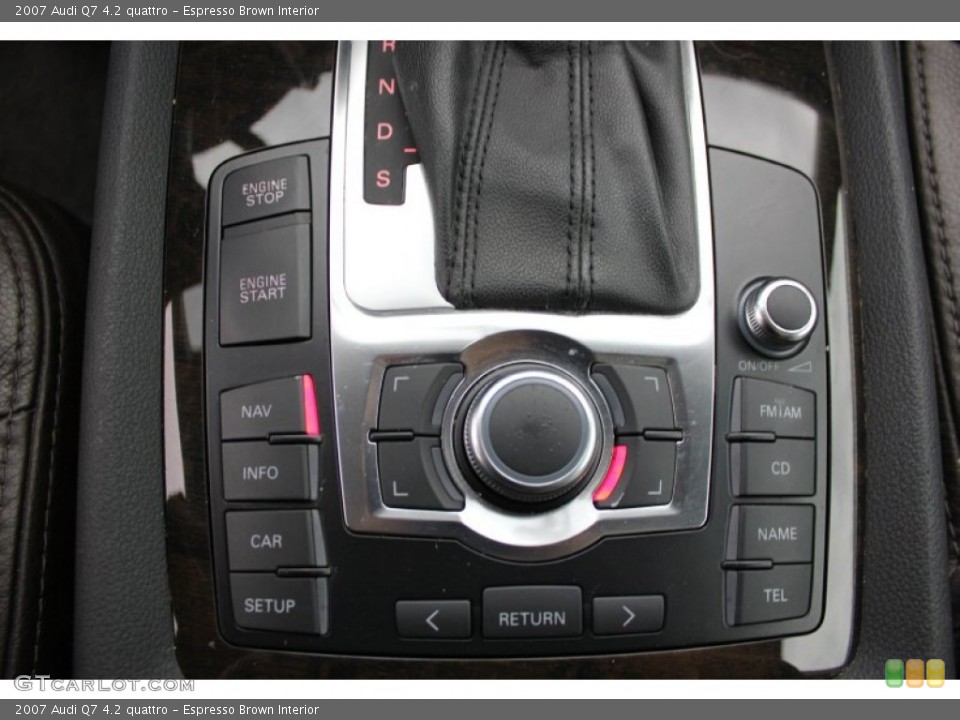Espresso Brown Interior Controls for the 2007 Audi Q7 4.2 quattro #97617013