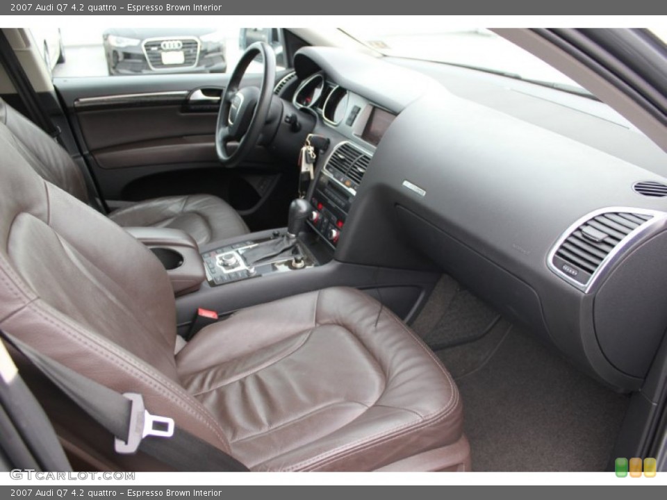 Espresso Brown 2007 Audi Q7 Interiors