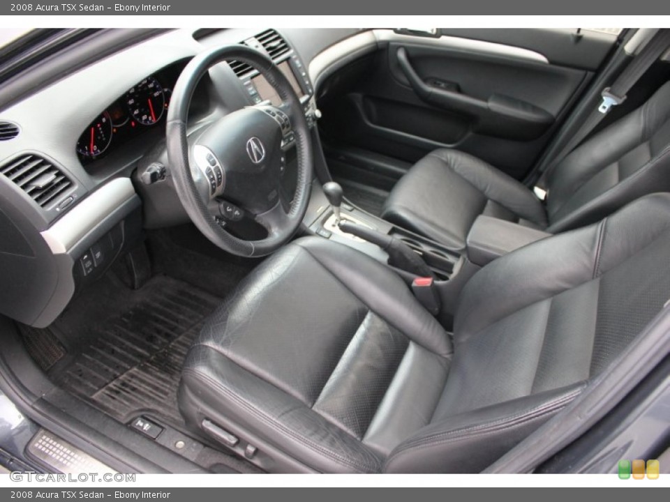 Ebony Interior Photo for the 2008 Acura TSX Sedan #97617934