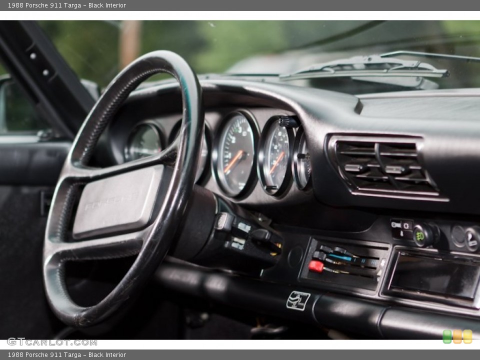 Black Interior Steering Wheel for the 1988 Porsche 911 Targa #97619875