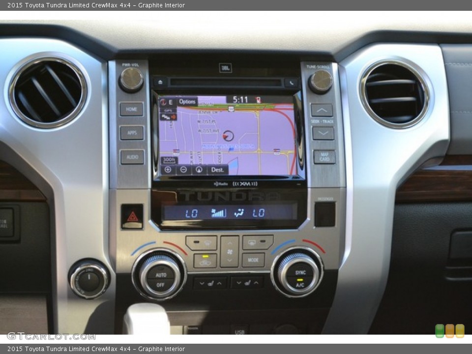 Graphite Interior Controls for the 2015 Toyota Tundra Limited CrewMax 4x4 #97620520