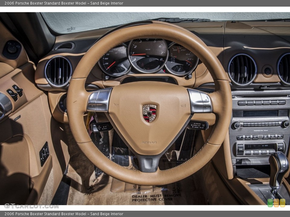 Sand Beige Interior Steering Wheel for the 2006 Porsche Boxster  #97620826