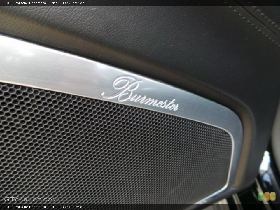 Black Interior Audio System for the 2013 Porsche Panamera Turbo #97622611